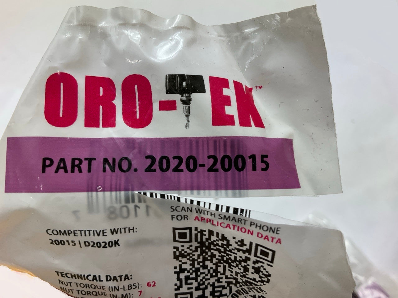 (4) Oro-tek 2020-20015 TPMS Tire Pressure Monitor Sensor Service Kit