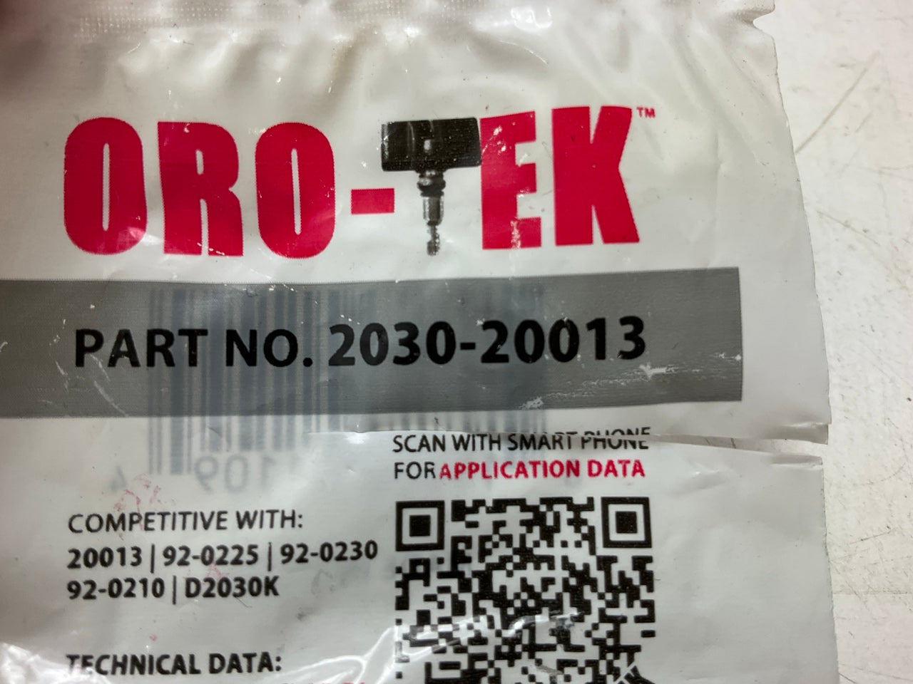 (4) Oro-tek 2030-20013 TPMS Tire Pressure Monitor Sensor Service Kit