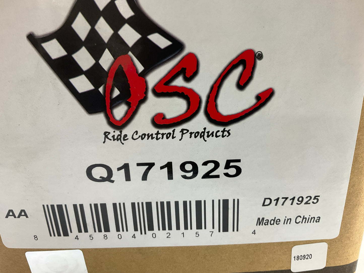 OSC Q171925 Rear Suspension Strut And Coil Spring Assembly