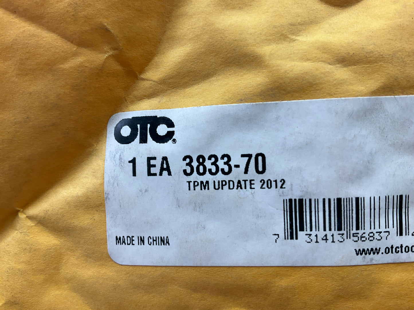 OTC 3833-70 2012 Tire Pressure Monitor Software Update Kit For OTC 3833