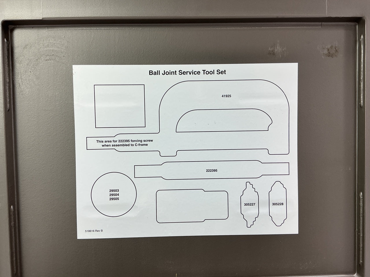 USED, AS SHOWN - OTC Tools 7249 Ball Joint Service Tool, Starter Service Kit