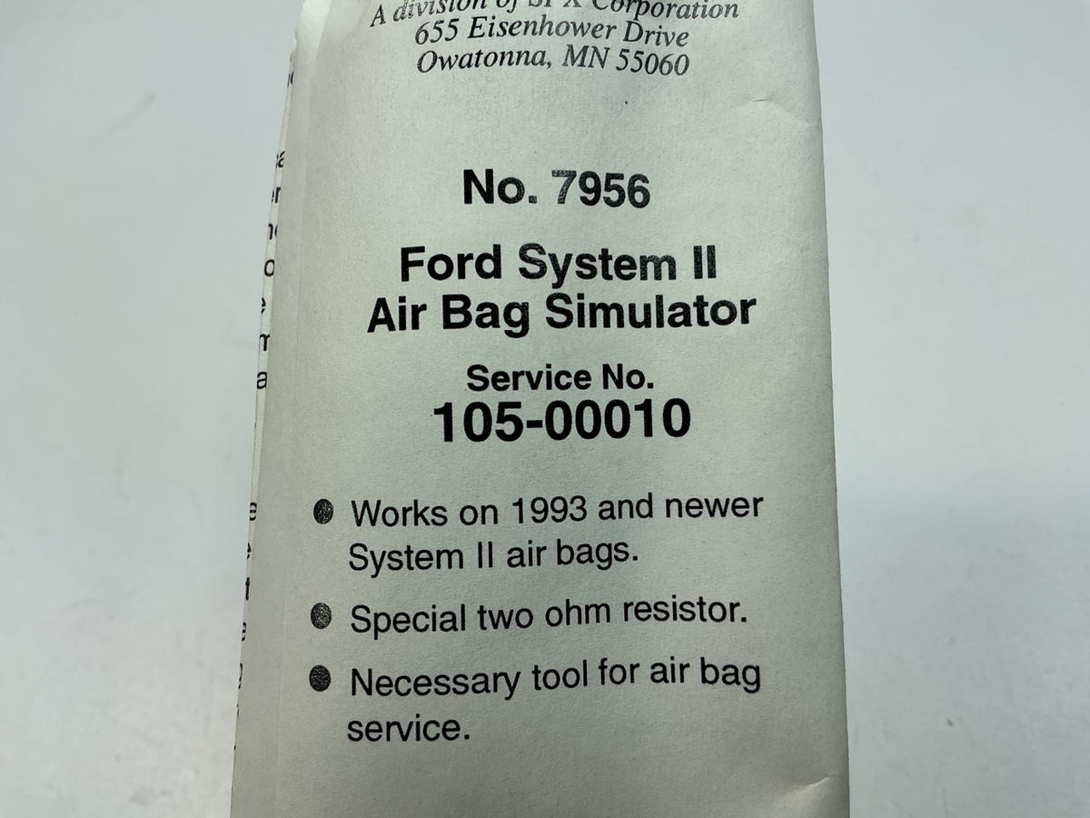 OTC 7956 Ford Bag Simulator - Special 2-ohm Resistor 1993 & Newer Ford System