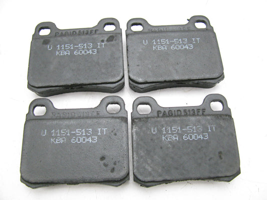 Pagid T1004 NA Rear Brake Pad Set For Mercedes C220 300E 190D
