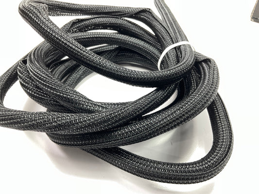 Painless Wiring 70902 PowerBraid Split Sleeving, Black Nylon, 1/2'', 10 Feet