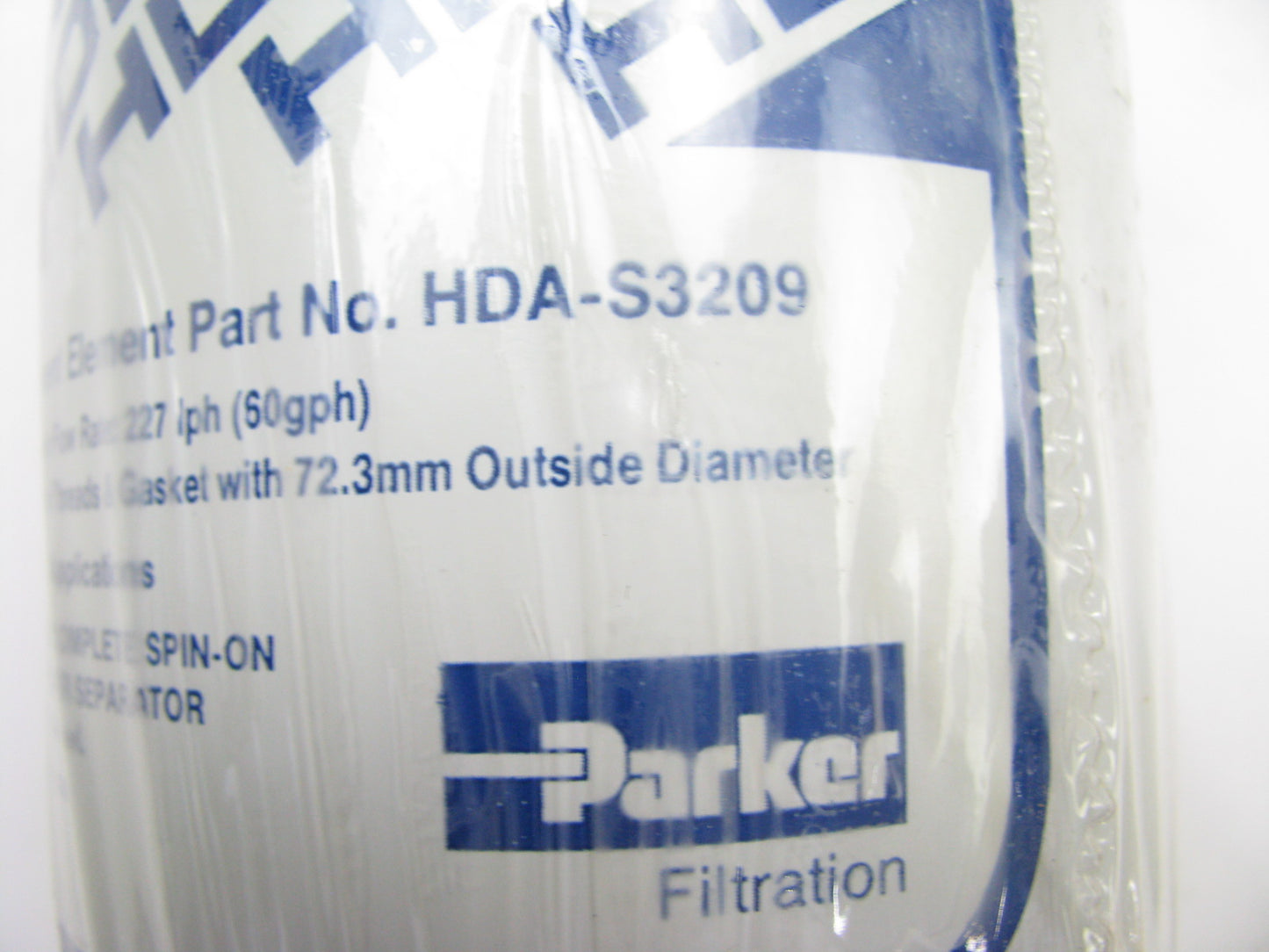 Parker HDA-S3209 HDA S3209 2 Micron Aquabloc Spin-on Filter