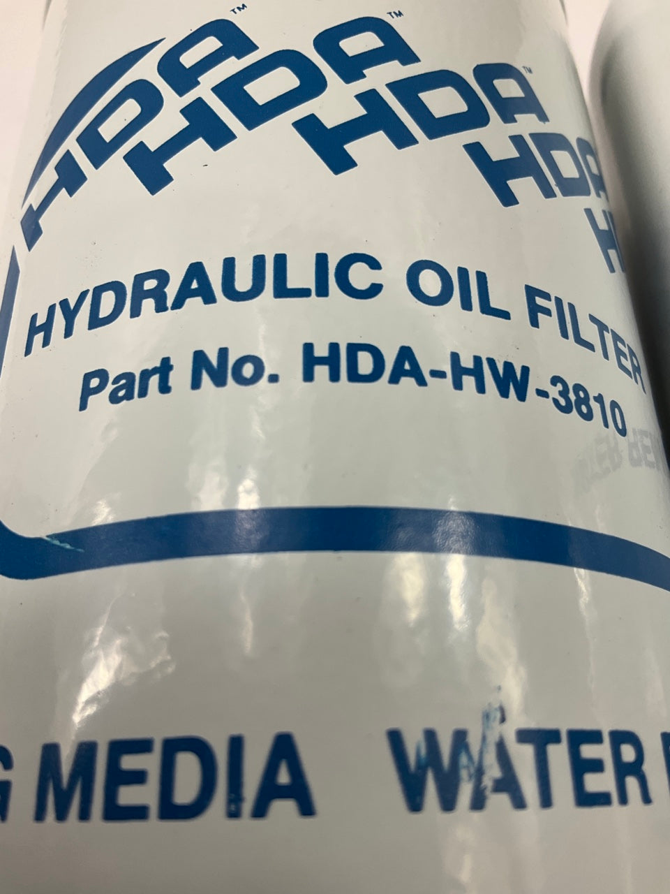 (2) Parker HDAHW3810 Water Absorbing Hydraulic Filter, 10 µm 1''-12 Thread, 455ml
