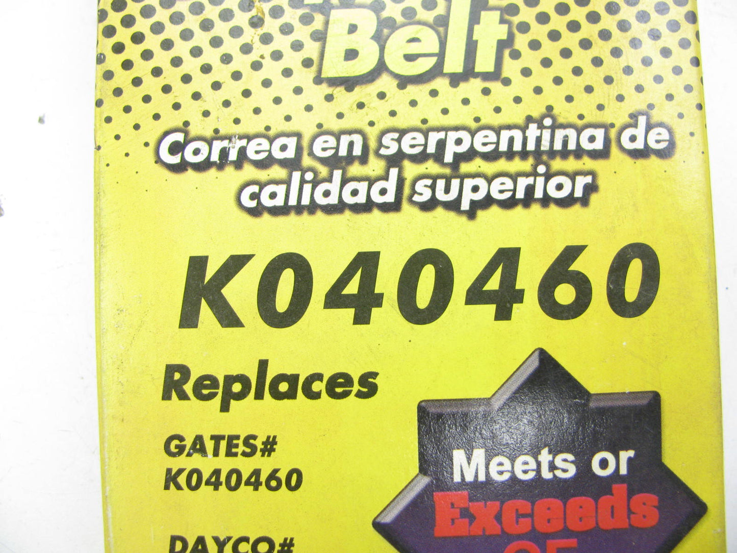 Parts Depot K040460 Serpentine Belt - 0.56'' X 46.50'' - 4 Ribs
