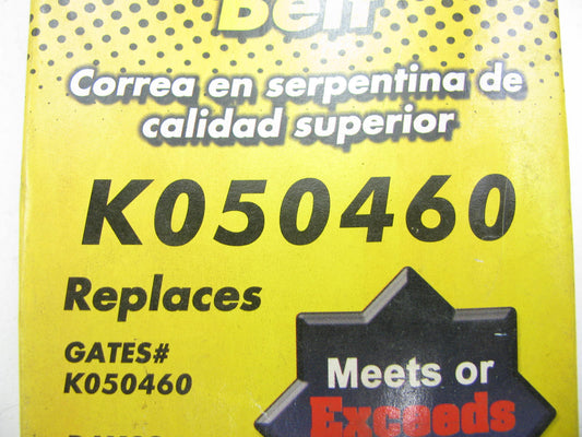 Parts Depot K050460 Serpentine Belt - 0.69'' X 46.50'' - 5 Ribs