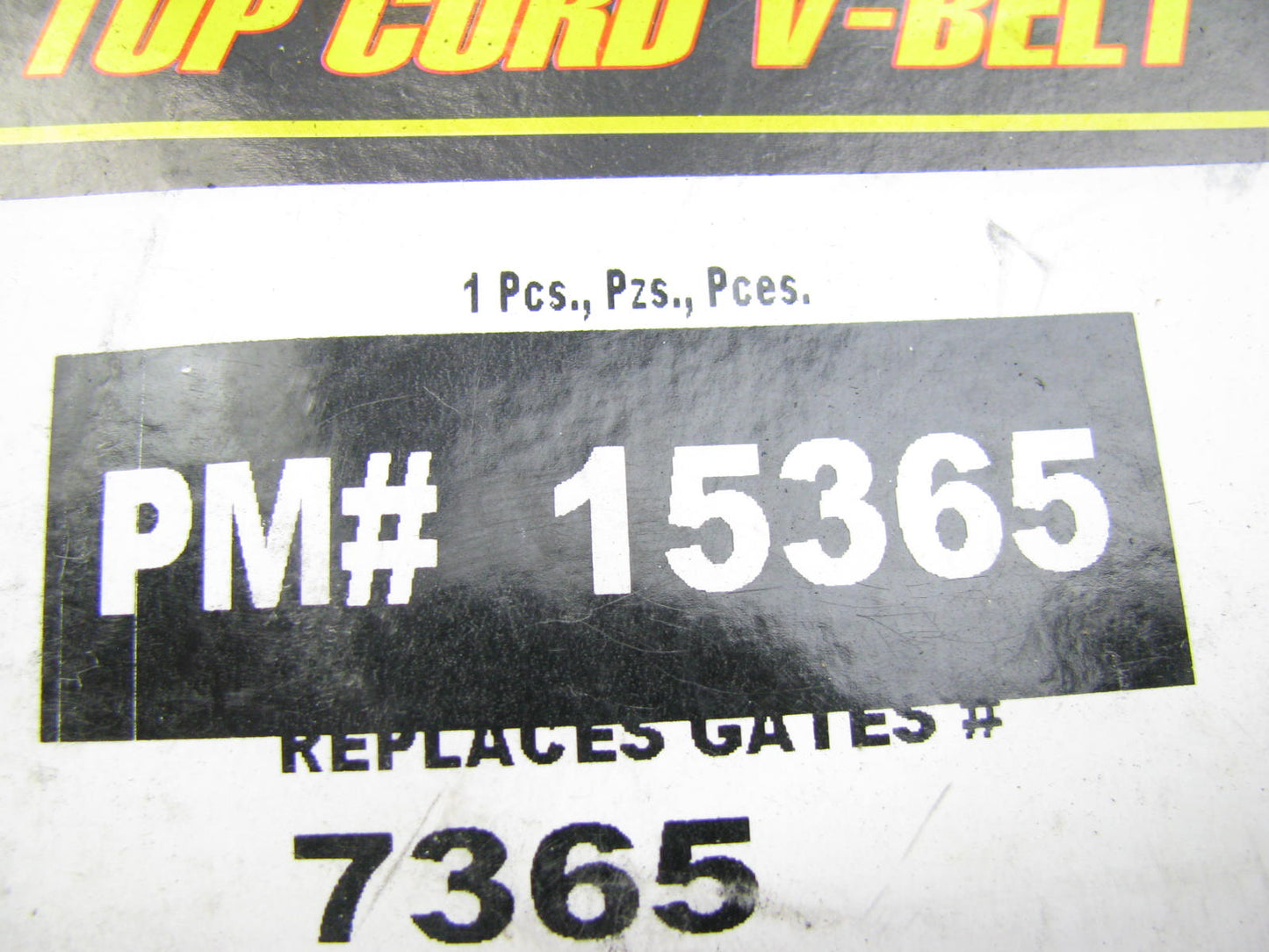 Parts Master 15365 Accessory Drive Belt - 0.44'' X 36.50'' - 36 Degree