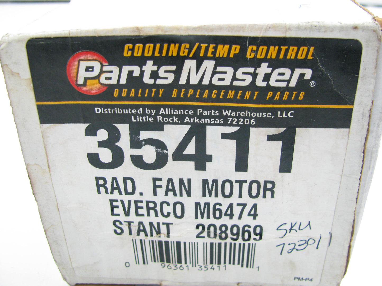 Parts Master 35411 Engine Cooling Fan Motor