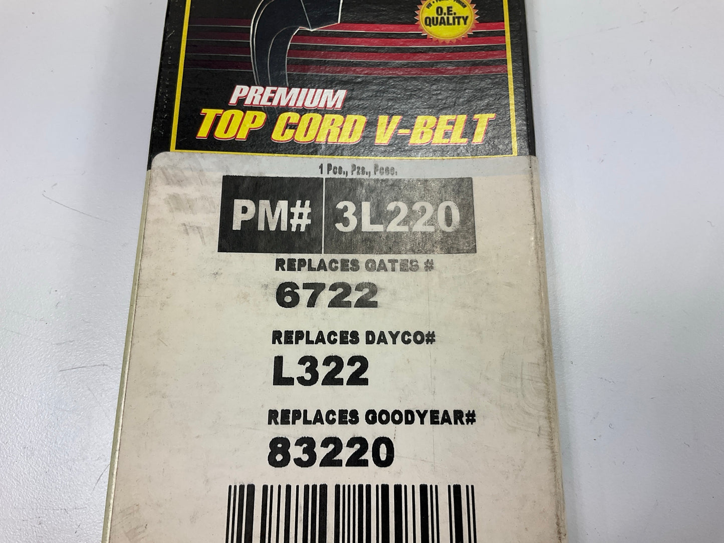 Parts Master 3L220 Lawn & Garden Power Equipment Accessory Drive Belt, 3/8 X 22''