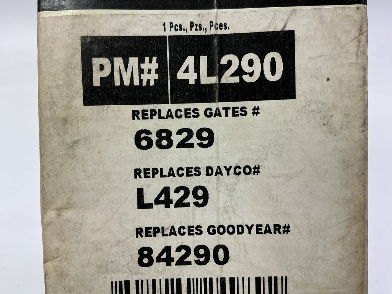 Parts Master 4L290 Power Equipment Accessory Drive V-belt - 1/2'' X 29''