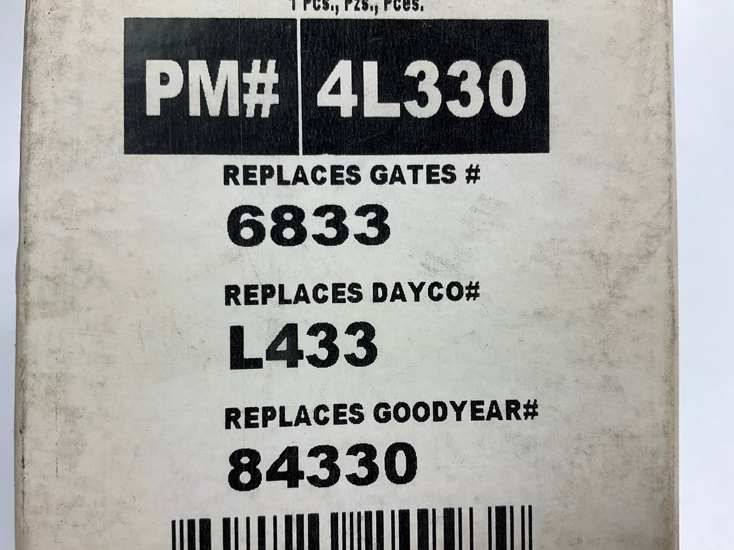 Parts Master 4L330 Lawn & Garden Power Equipment Accessory Drive Belt, 1/2 X 33''