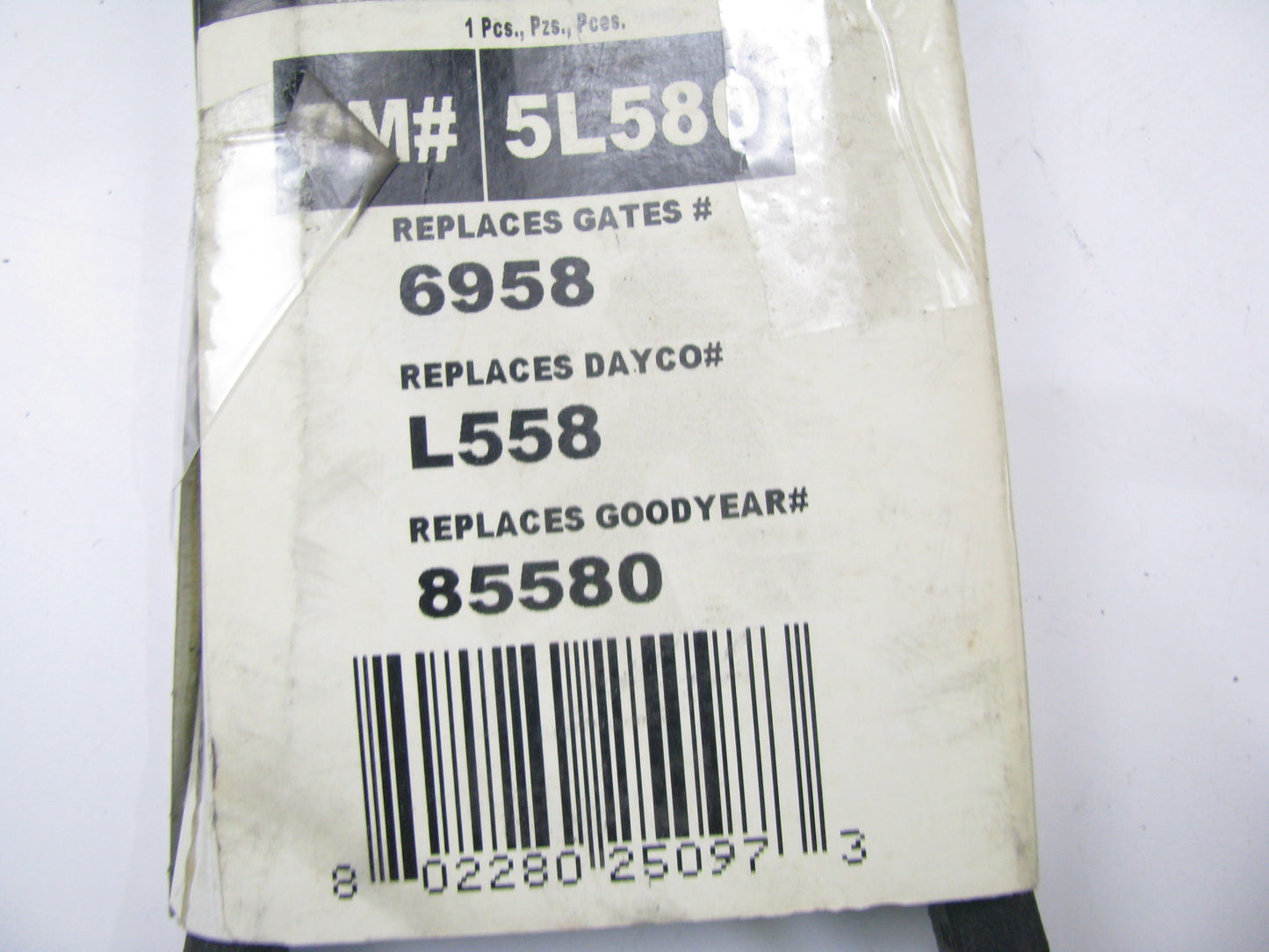 Parts Master 5L580 Lawn & Garden Power Equipment Drive Belt - 5/8'' X 58''