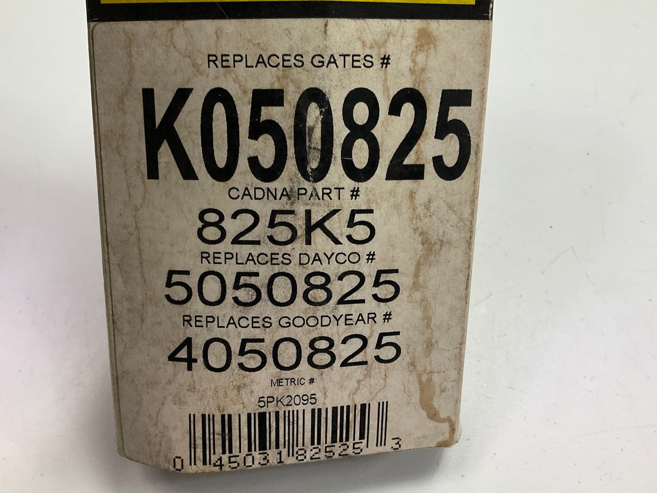 Parts Master 825K5 Serpentine Belt