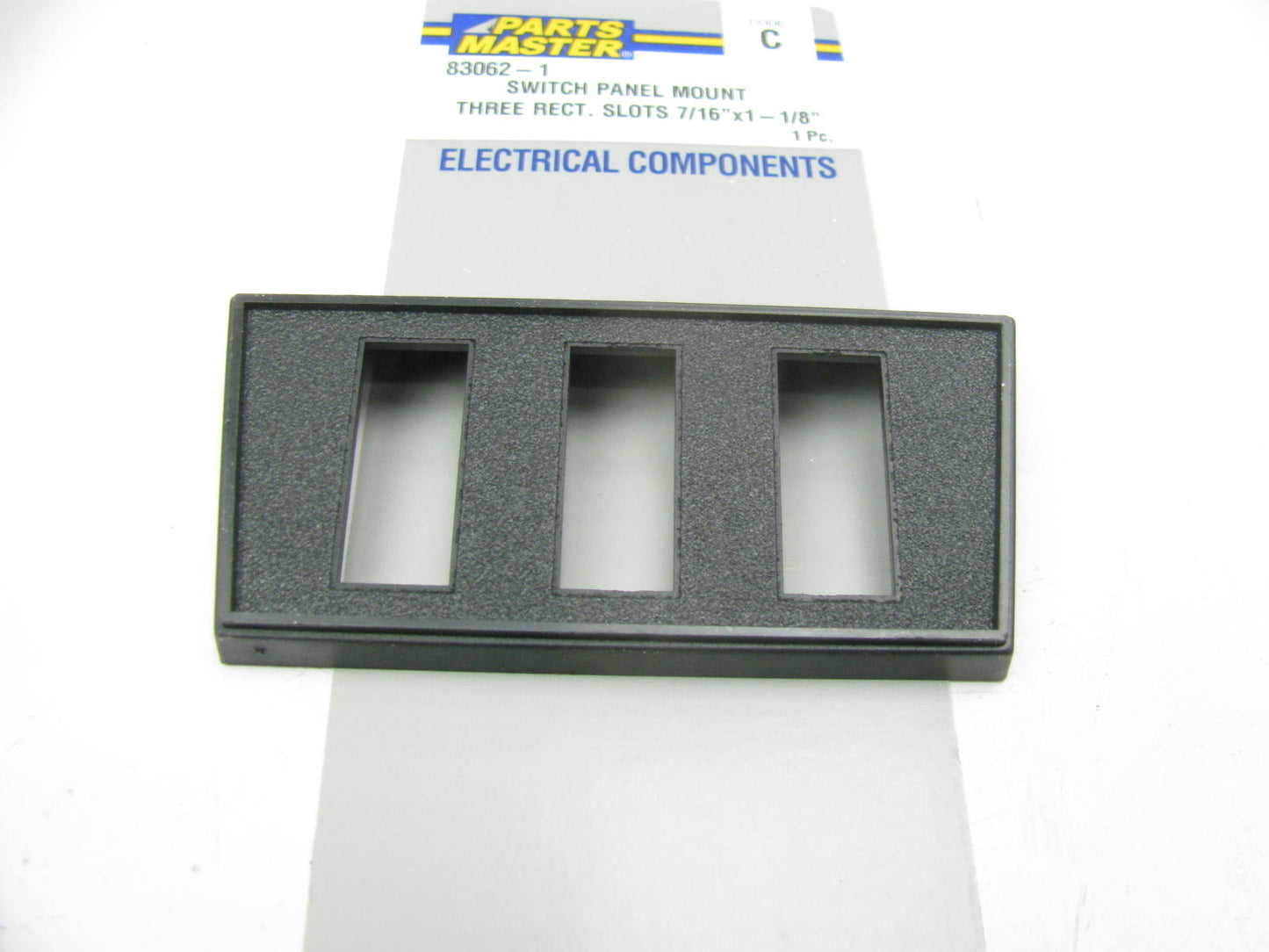 Parts Master 83062-1 Rocker Switch Panel Mount 3 Rectangular Slots 7/16''x1-1/8''