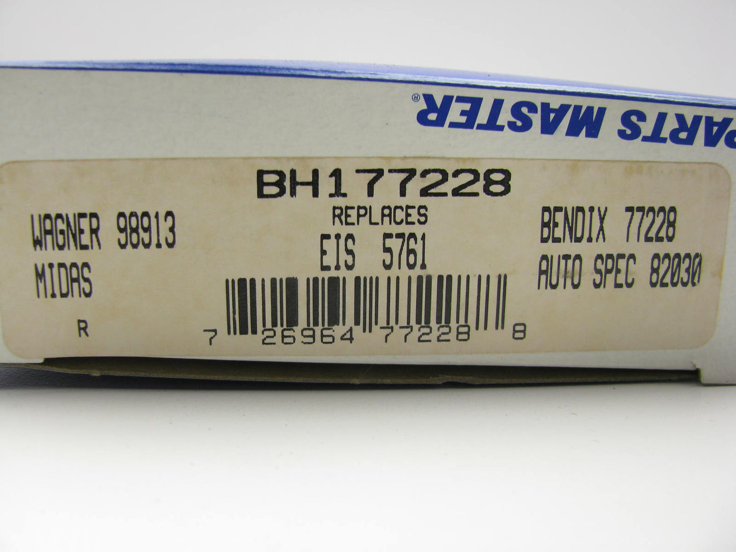Parts Master BH177228 Brake Hydraulic Hose - Front Left