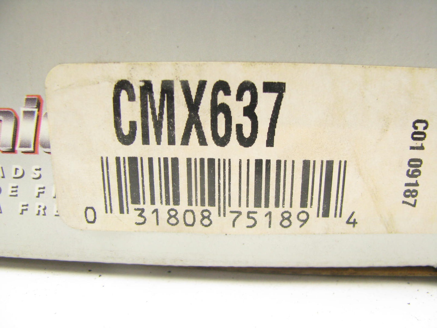 Parts Master CMX637 Front Ceramic Brake Pads for 1994-1997 Probe 626 MX-6