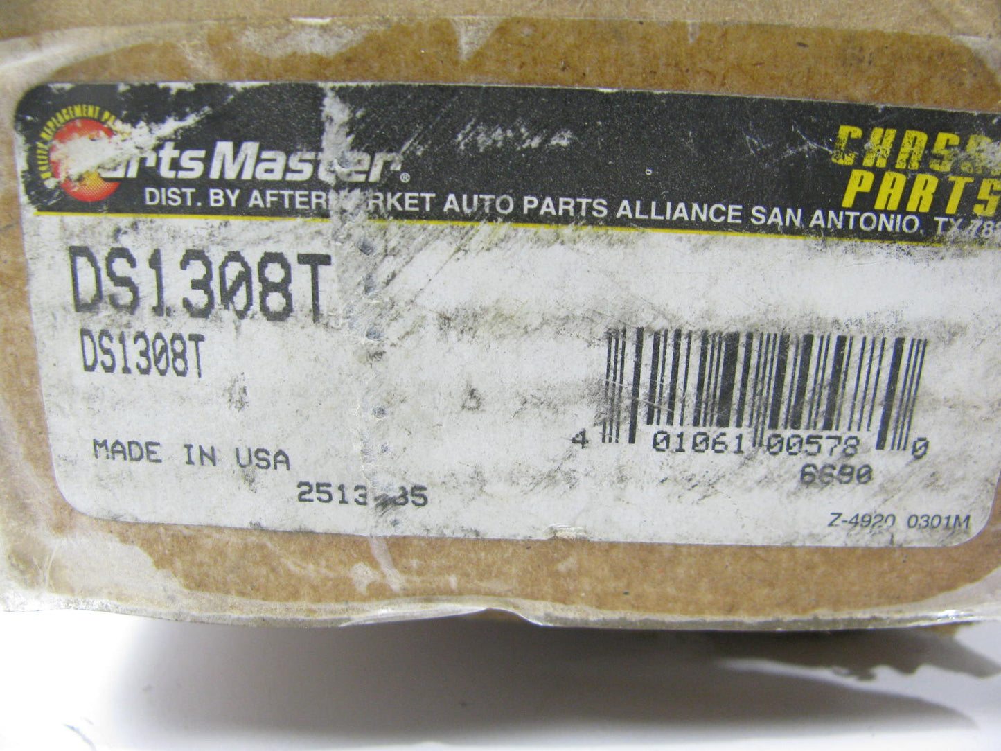 Inner Steering Tie Rod End Parts Master DS1308T