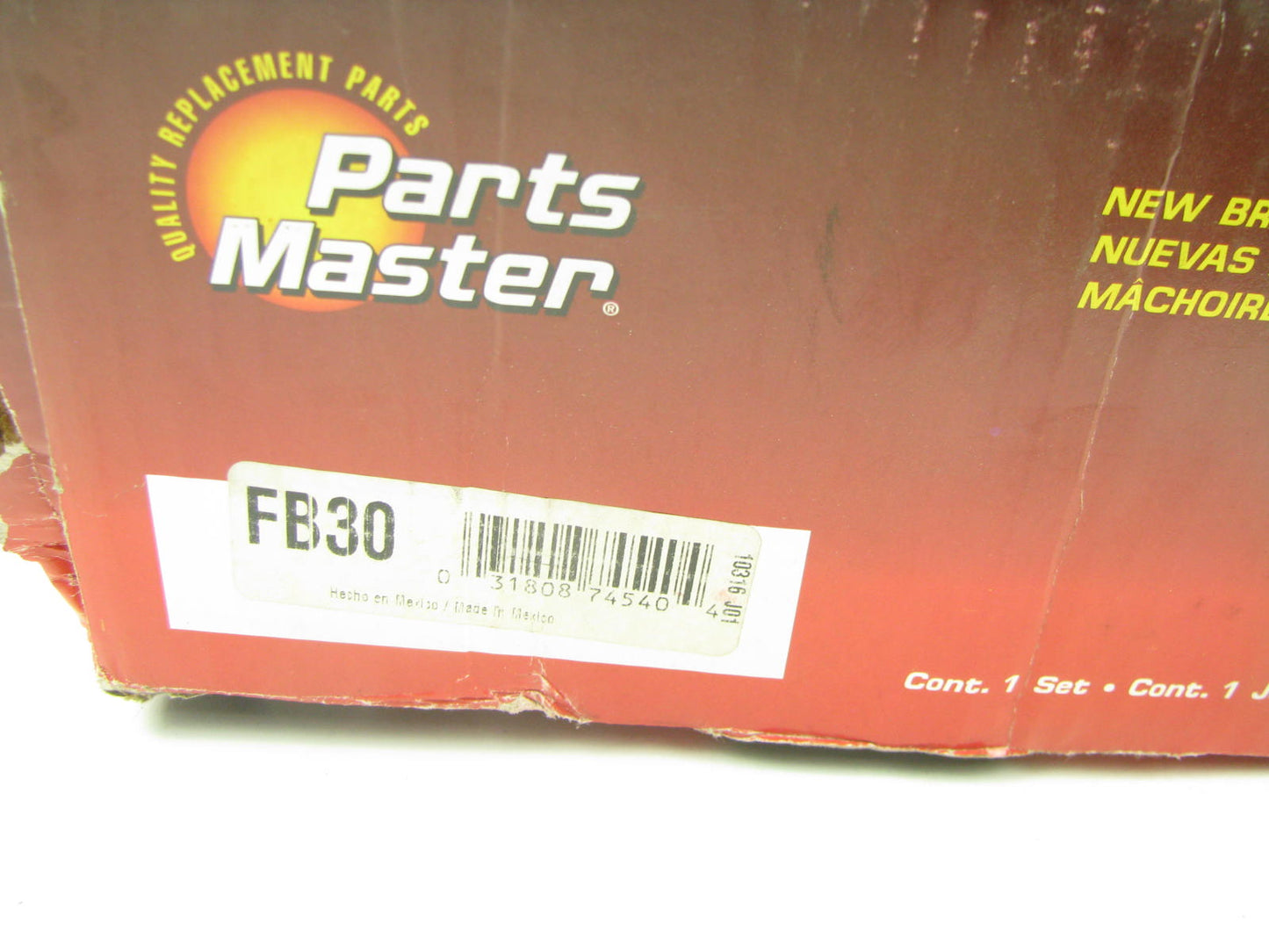 Parts Master FB30 Relined Front Drum Brake Shoes for 65-72 International M1200
