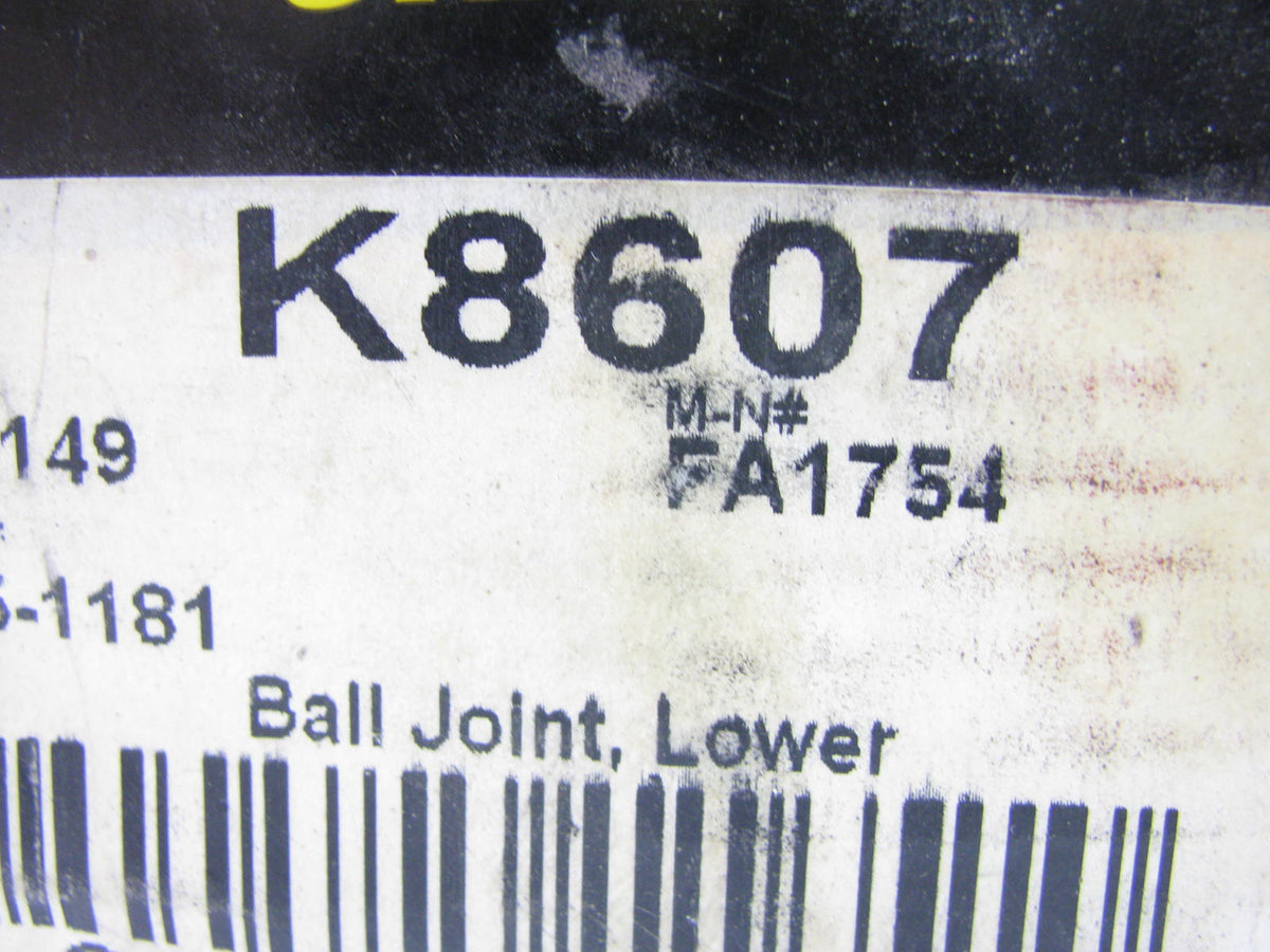 Parts Master K8607 Suspension Ball Joint - Front Lower