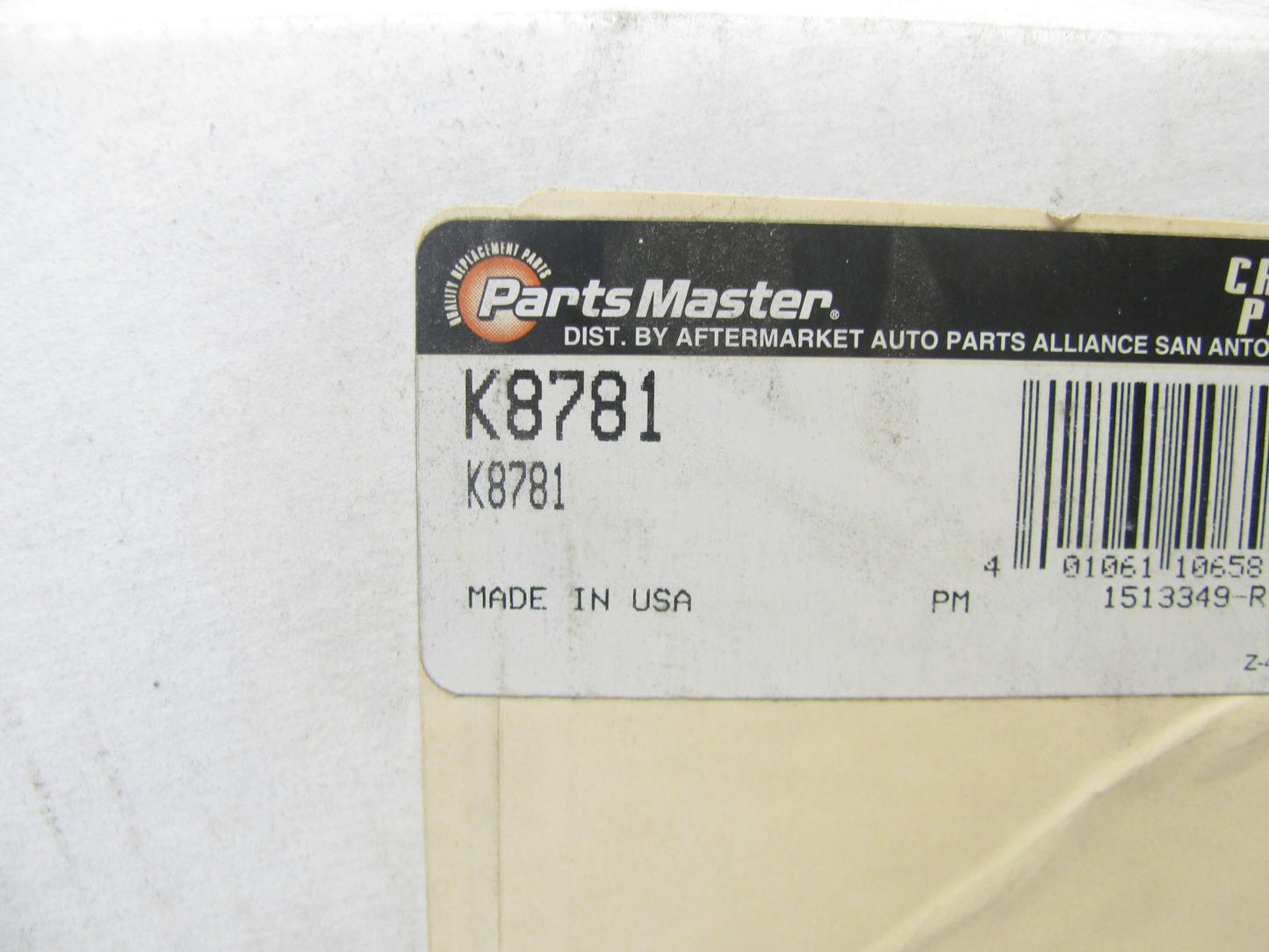 Parts Master K8781 Suspension Control Arm And Ball Joint - Front Left Upper