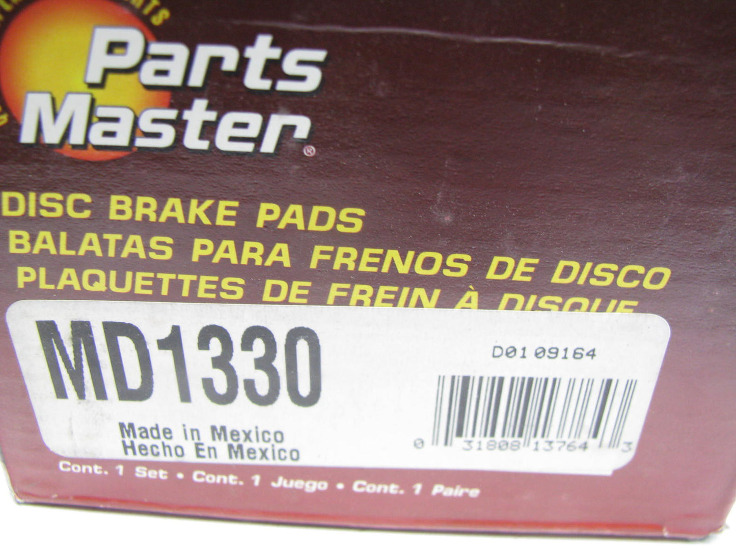 Parts Master MD1330 Rear Disc Brake Pads For 2008-2010 Ford E-450 Super Duty