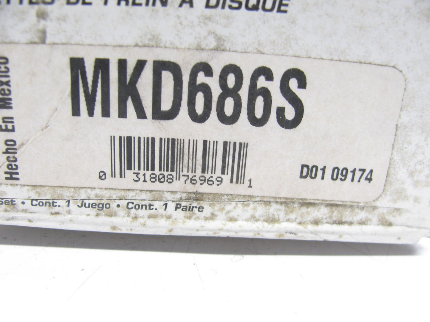 Parts Master MKD686S Front Disc Brake Pads For 1996-1998 Toyota T100 RWD