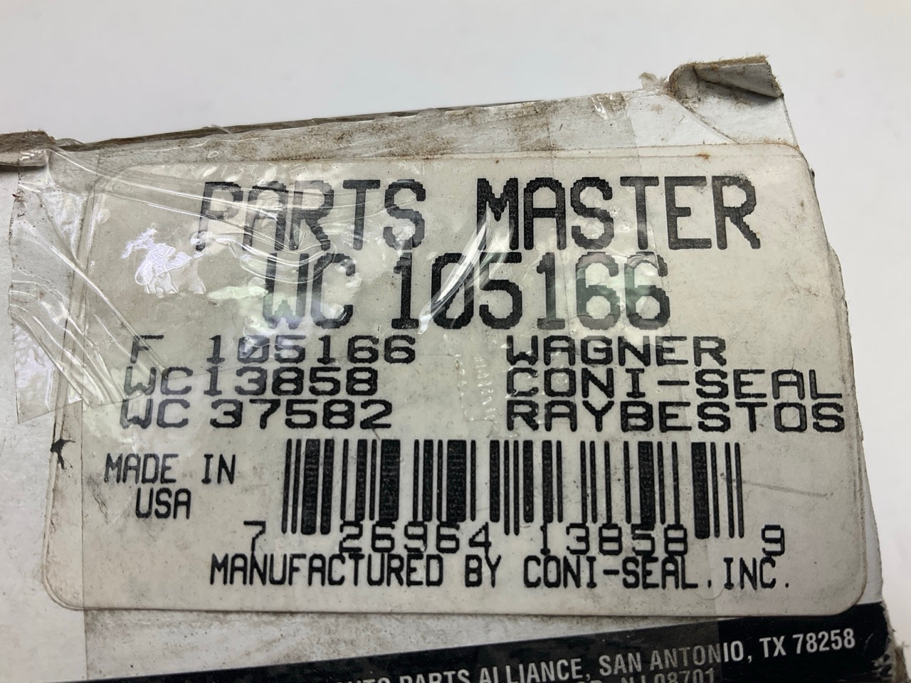Parts Master WC105166 Drum Brake Wheel Cylinder - Rear Right