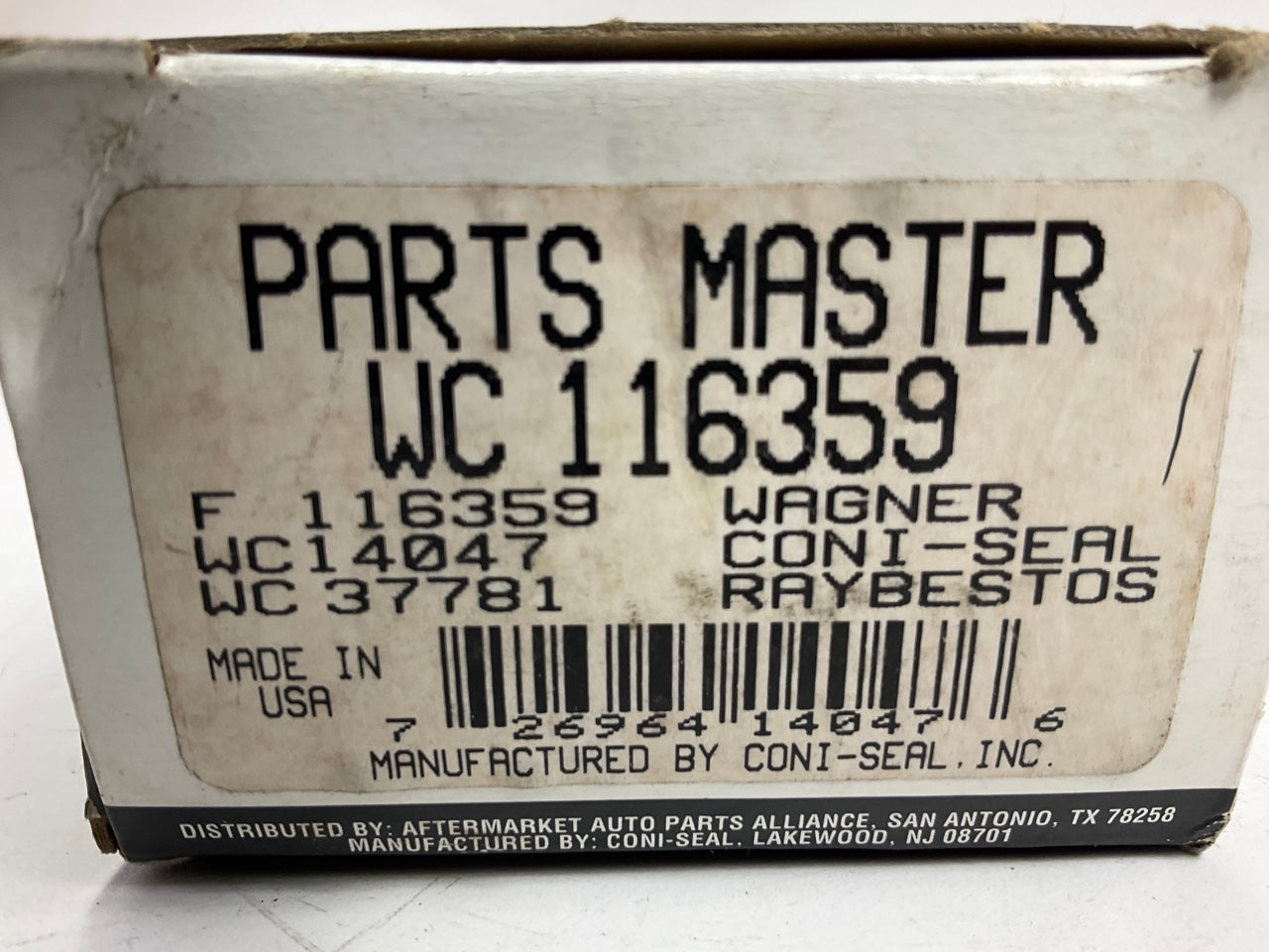 Parts Master WC116359 Rear Left / Right Drum Brake Wheel Cylinder