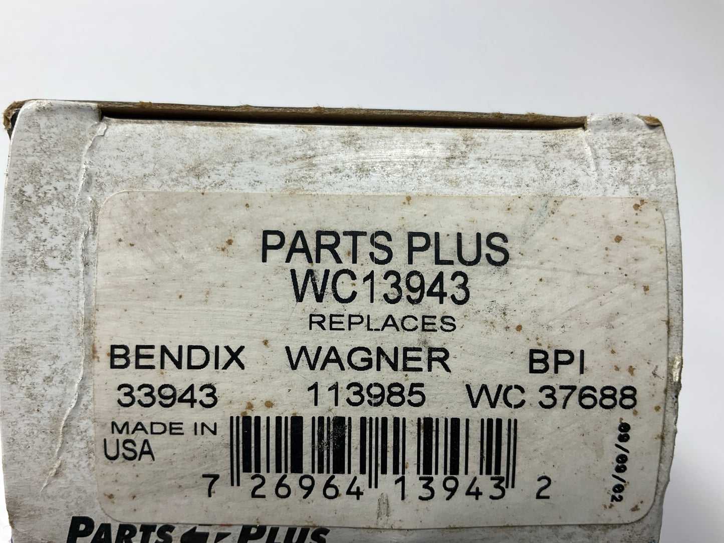 Parts Plus WC13943 Rear Right Drum Brake Wheel Cylinder