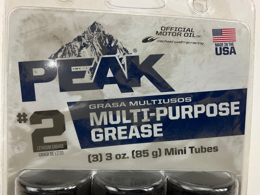 Peak Lithium Grease #2, (3) X 3 OZ Tubes