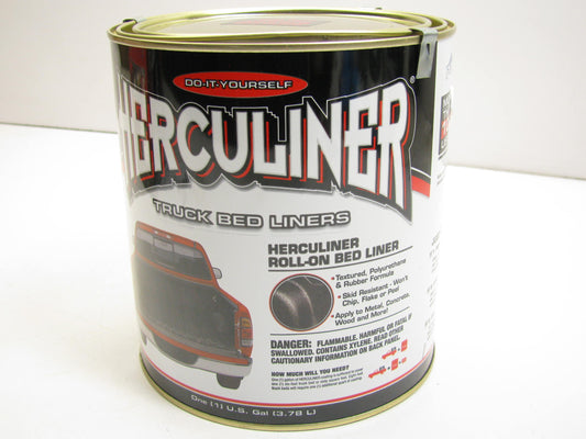 Herculiner HCL1B8 1 Gallon DIY Truck Brush On Bed Liner Kit Black