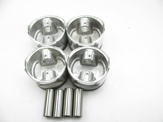 (4) Perfect Circle 224-2922 Engine Pistons - Standard For 1989-92 Nissan 2.4L-L4