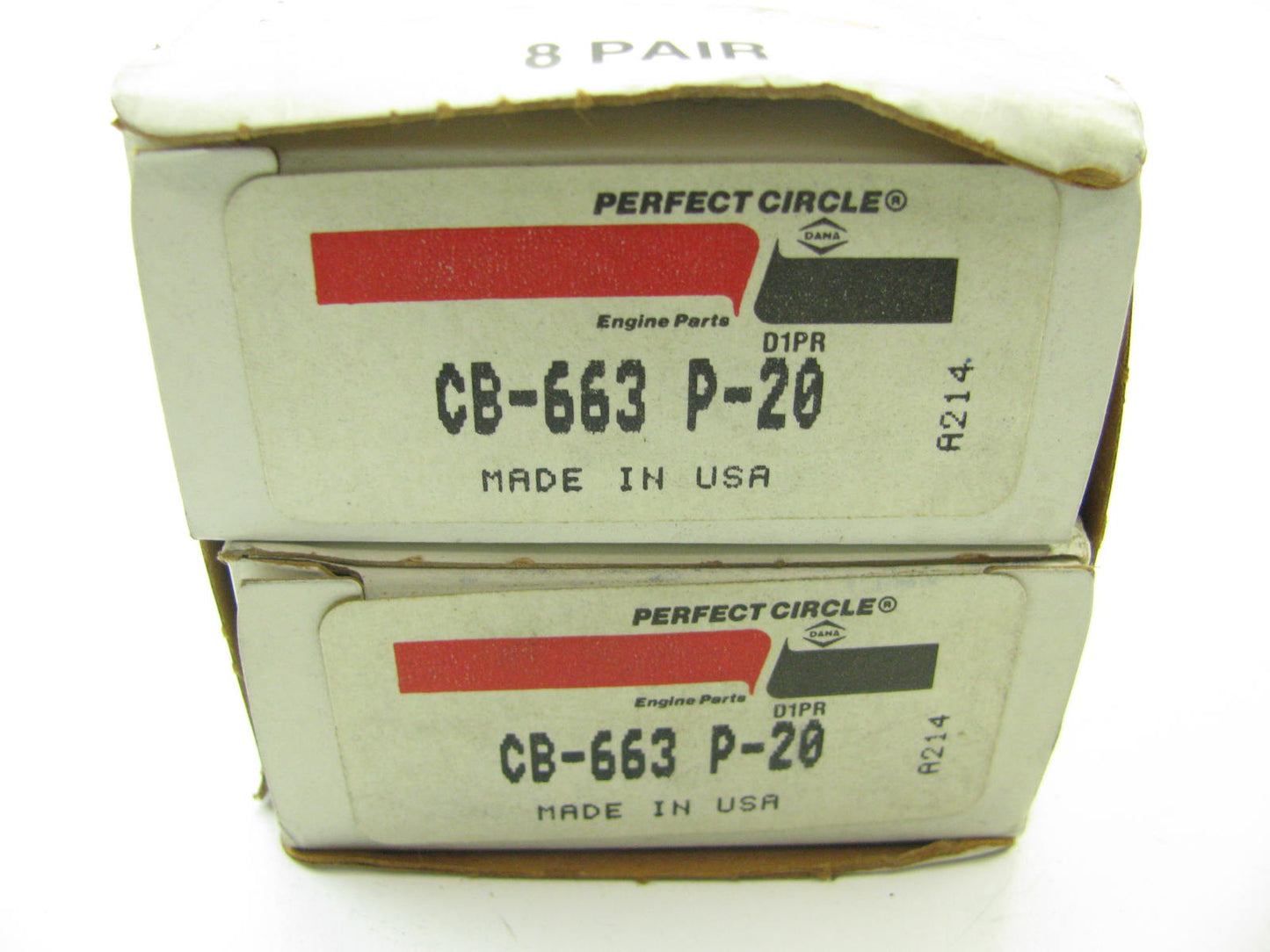 (8) Perfect Circle CB-663P-20 Connecting Rod Bearings .020'' 65-12 Chevrolet SBC