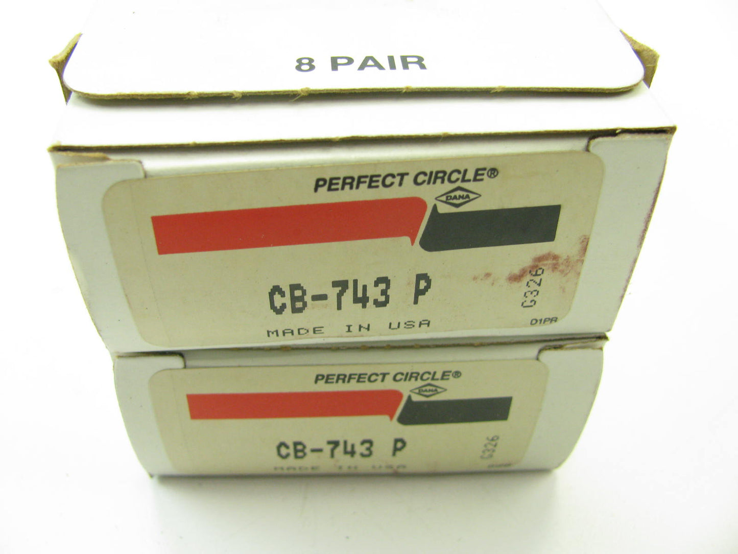 (8) Perfect Circle CB-743P Connecting Rod Bearings - Std Chevrolet BBC 348-454