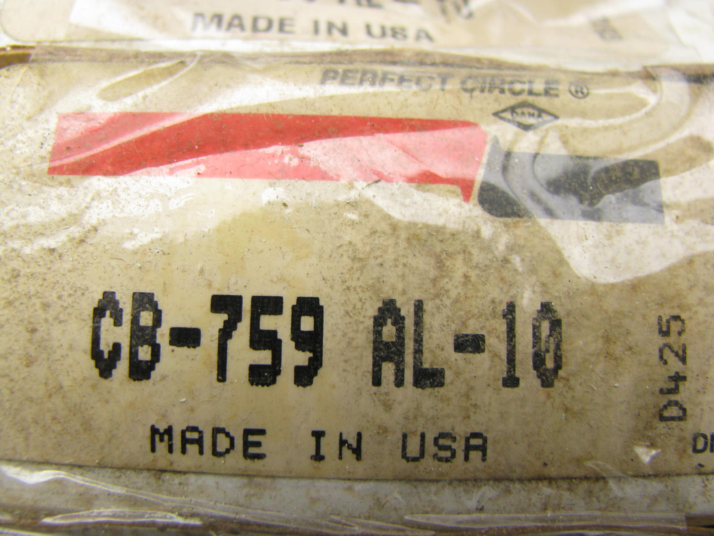 (4) CB-759AL-10 Rod Bearings .040'' For John Deere 2020, 2030 Series 4-cyl.;
