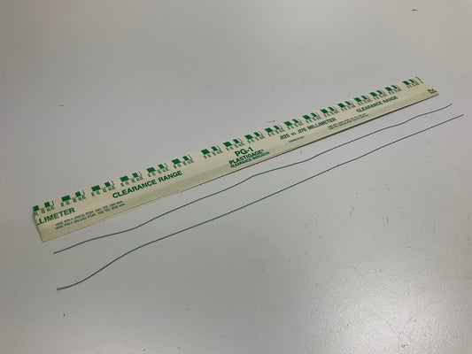 (12) PACK - Green PLASTIGAGE .025 - .076mm (.001-.003 Inch) - Perfect Circle