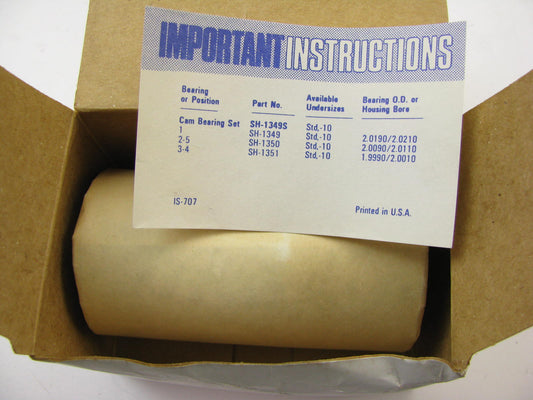 Perfect Circle SH1349S Cam Bearings 283 305 307 327 350 400 Small Block Chevy V8