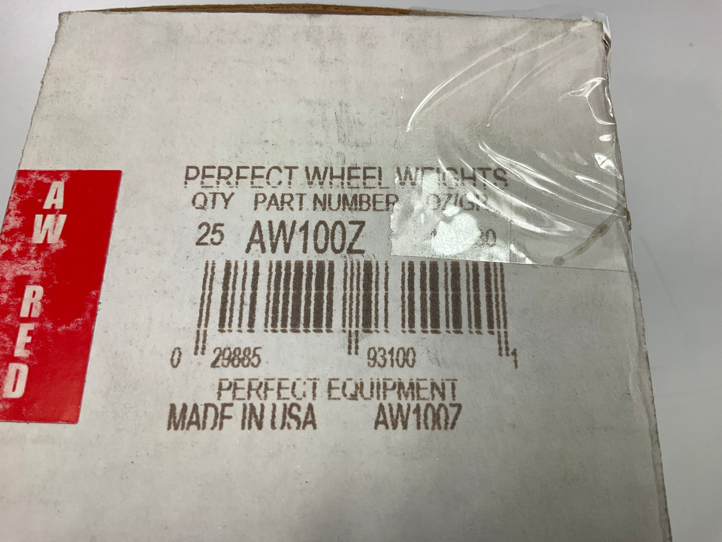 PERFECT WHEEL WEIGHTS AW100Z 1 Oz Wheel Weights 1oz, Pack Of 25