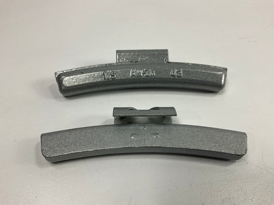 (25) Perfect Wheel Weights AW150Z Zinc Coated Clip On Wheel Weight, 1.50oz