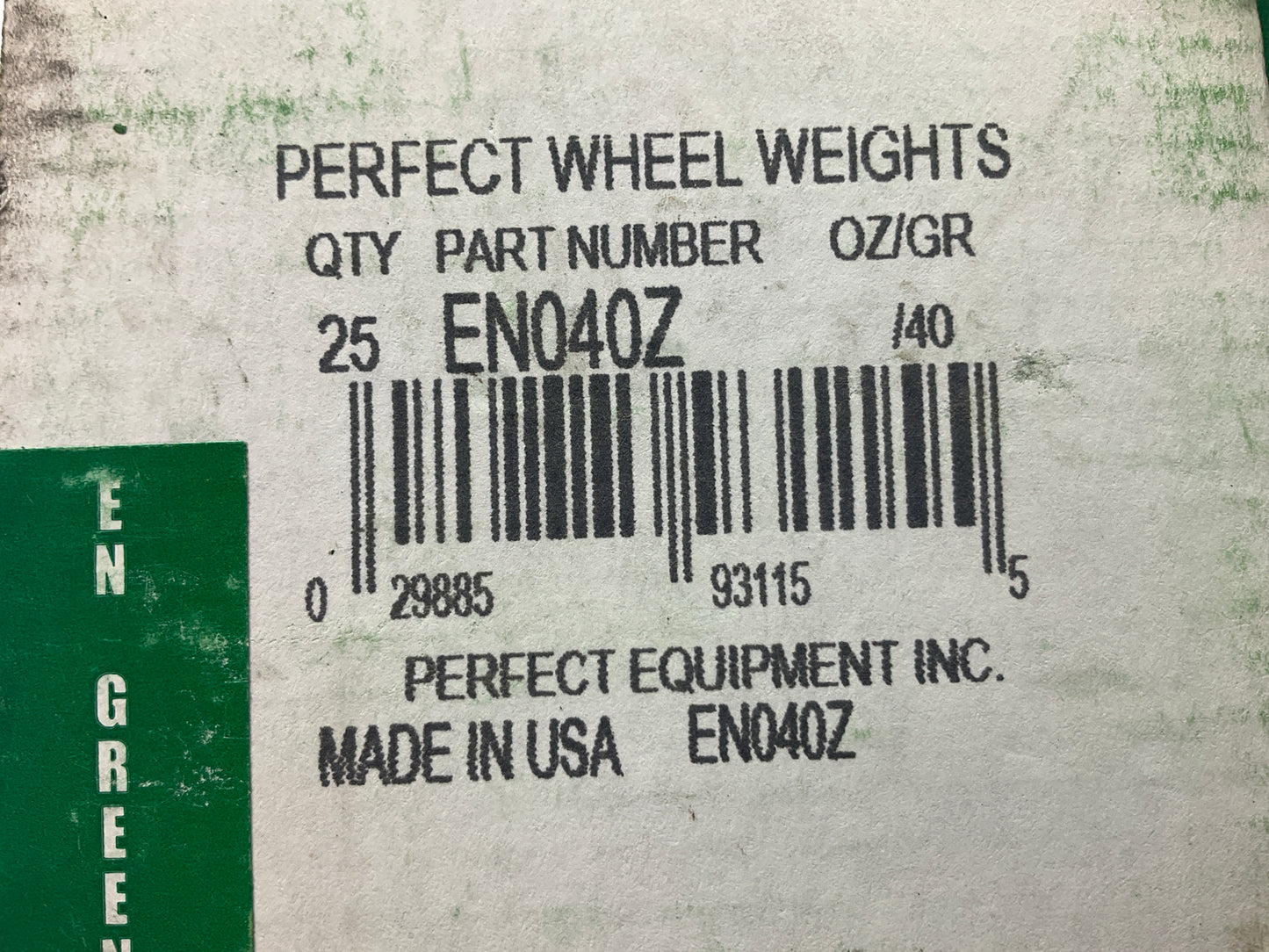(25) Perfect Wheel Weights AW175Z Zinc Coated Clip On Wheel Weights, 1.75oz