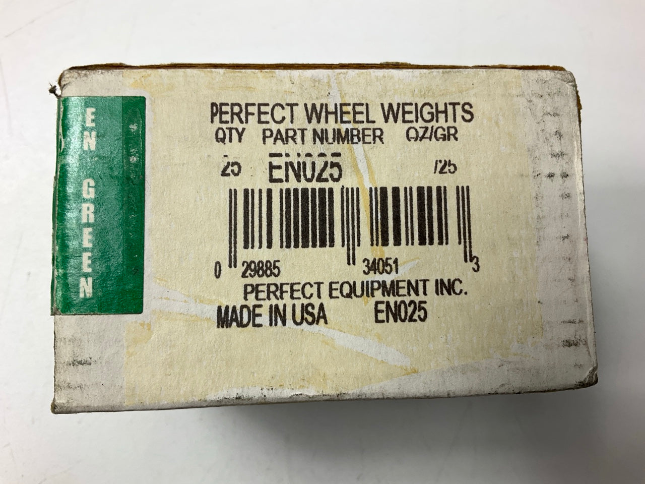 (25) Perfect Wheel Weights EN025 Lead Coated Clip On Wheel Weights, 25g