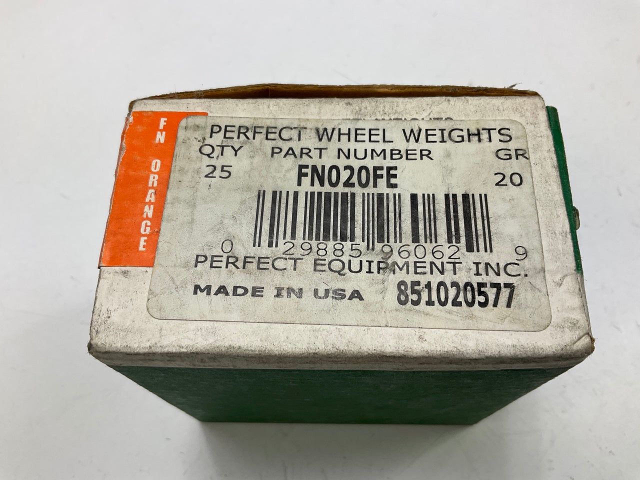 Perfect Wheel Weights FN020FE - Wheel Weights 20 Gr - Box Of 25 Pcs