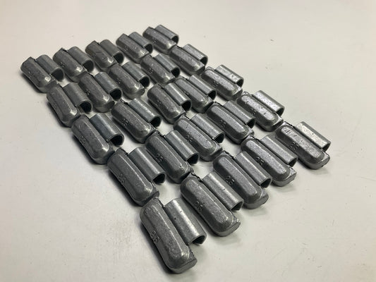 (25) Perfect Wheel Weights FN025 Lead Coated Clip On Wheel Weights, 25g