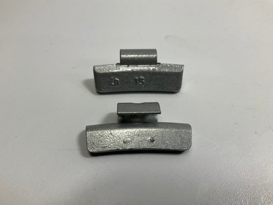 (25) Perfect Wheel Weights IAW015Z Zinc Coated Clip On Wheel Weights, 15g