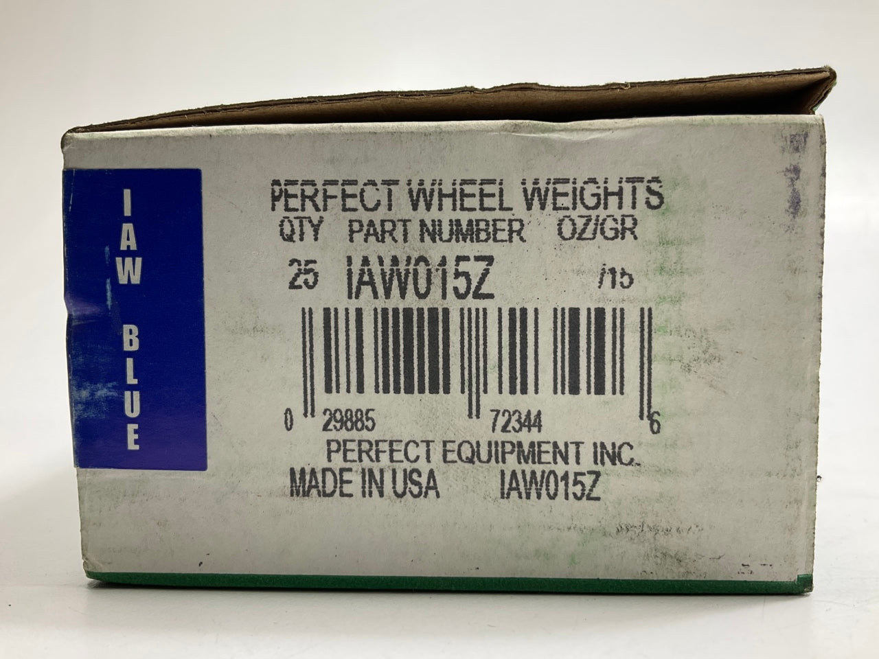 (25) Perfect Wheel Weights IAW015Z Zinc Coated Clip On Wheel Weights, 15g