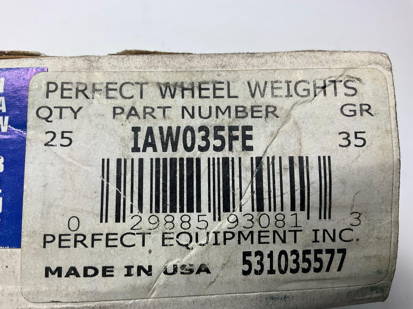 Perfect Wheel Weights IAW035FE Wheel Weights 35 Gr - 25 Pcs Total