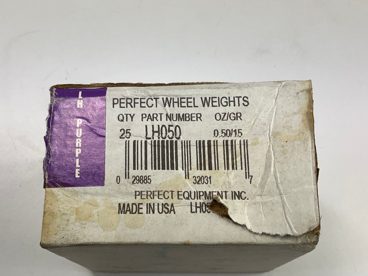 (25) Perfect Wheel Weights LH050 Lead Coated Clip On Wheel Weights, 0.50oz