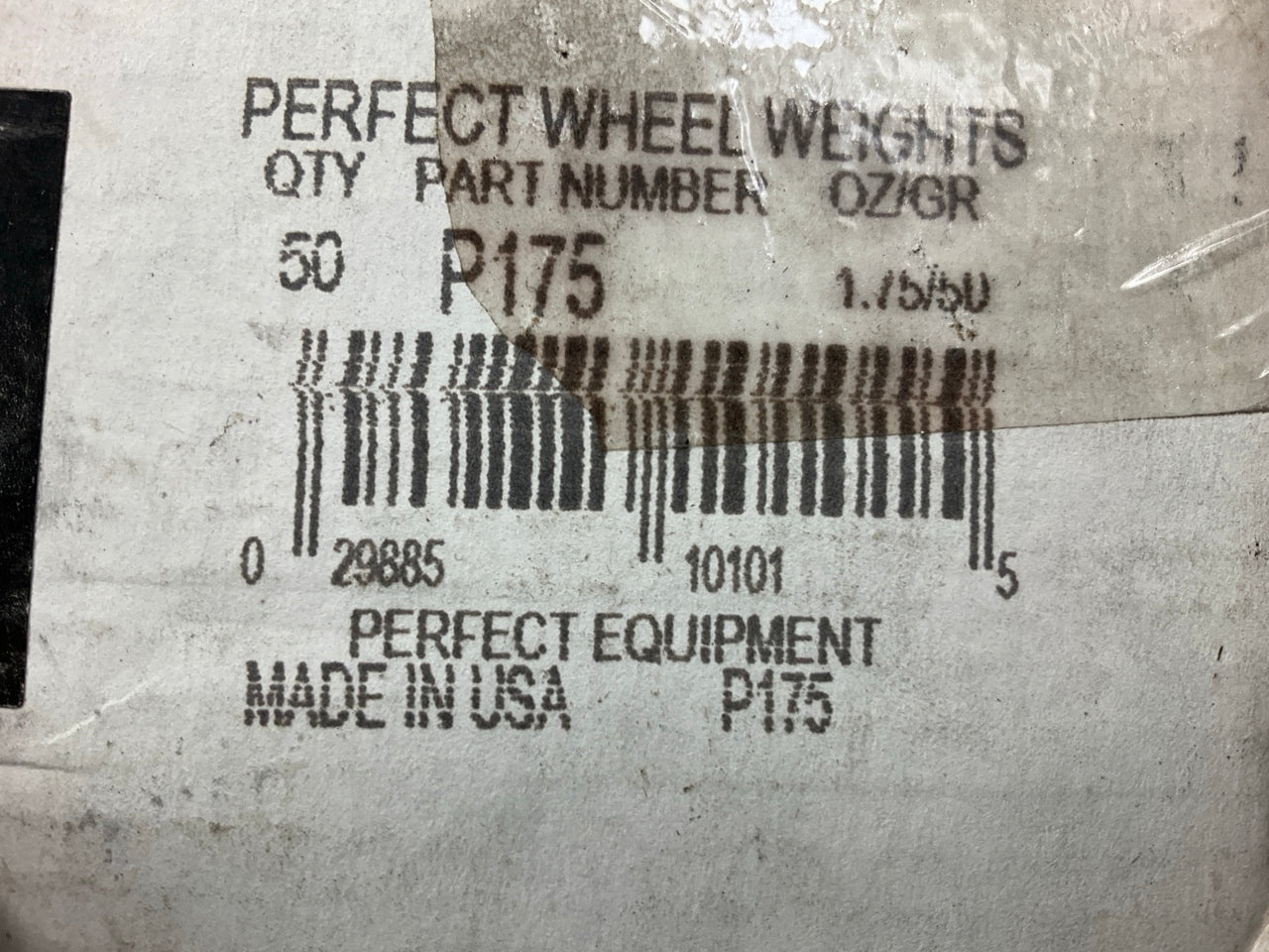 Perfect Wheel Weights P175 Wheel Weights 1.75 Oz - Box Of 50 Pcs